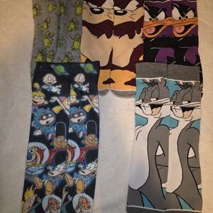 Cartoon Character Five Socks Set